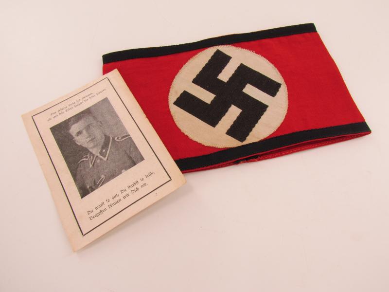 Cotton ‘Semi-BeVo’ Allgemeine SS sleeve armband ... Rare version