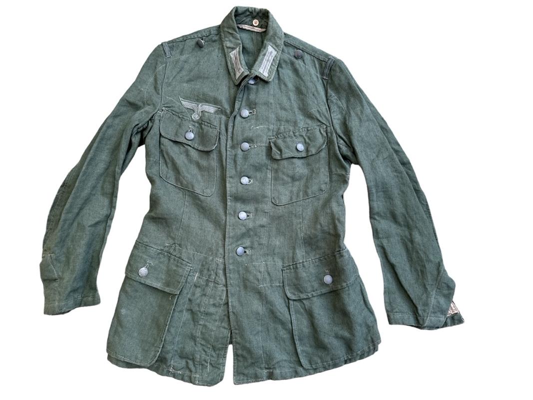 Wehrmacht ( Heer ) ‘Drillich’ (HBT) M43 Field Blouse (Feldbluse)...Mint.