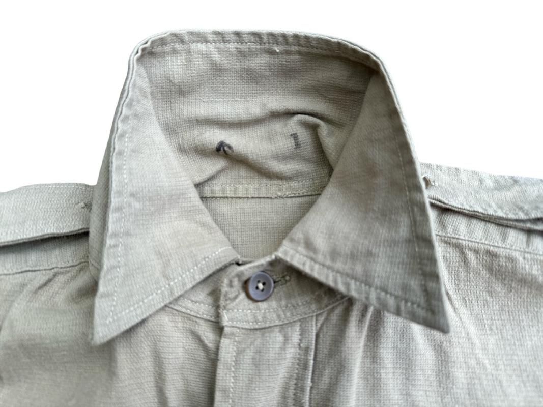 British WWII Khaki Drill Shirt...Broad Arrow Marked
