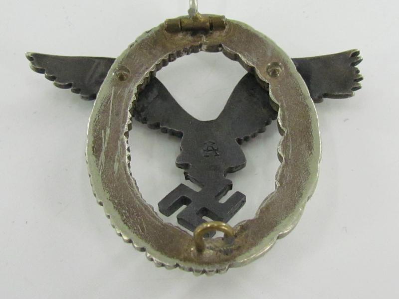 Cased Luftwaffe Pilots Badge - 'Assmann'