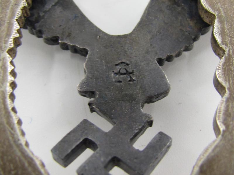 Cased Luftwaffe Pilots Badge - 'Assmann'