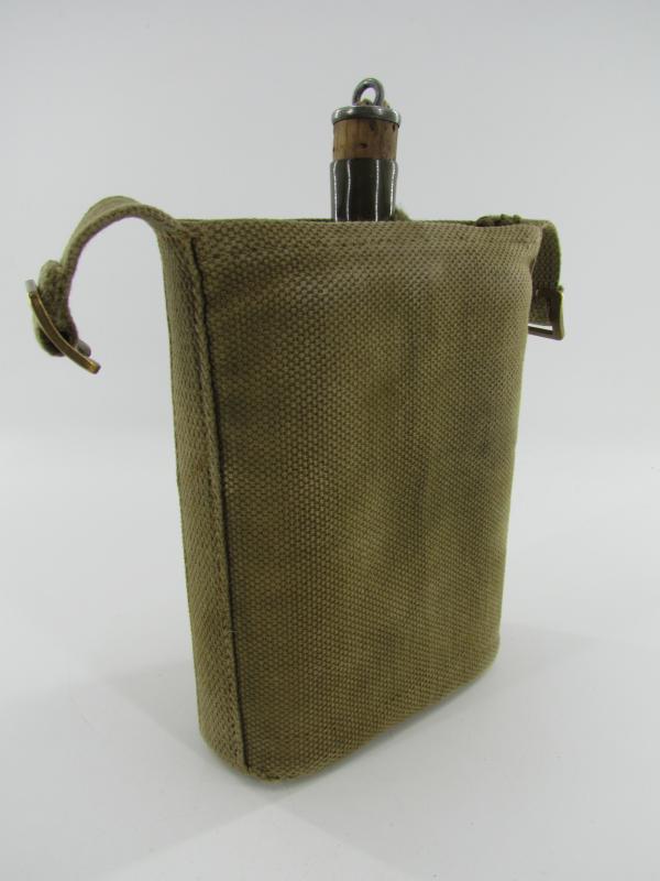 British WWII Canteen ( Blancoed )