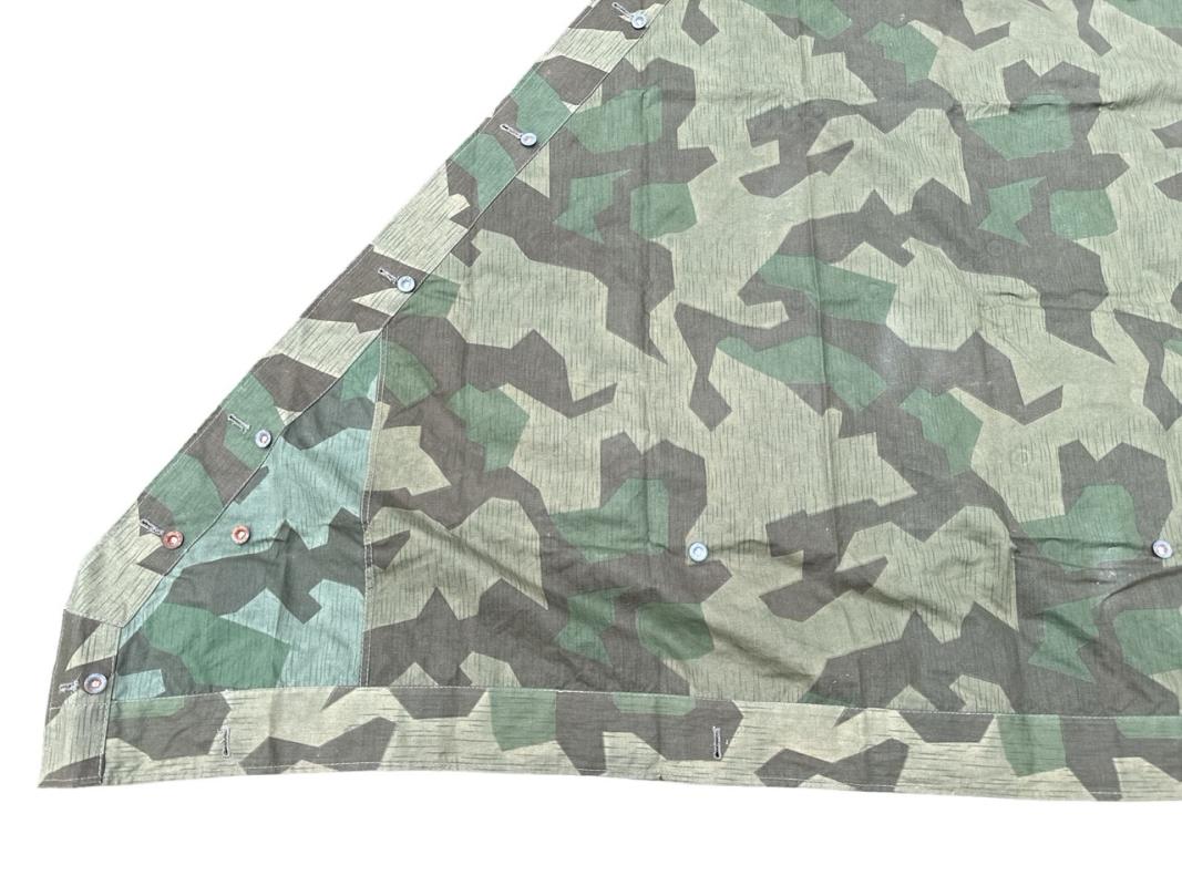 Wehrmacht Splittertarn Shelter Quarter ( zeltbahn ) Reduced Pattern (!)