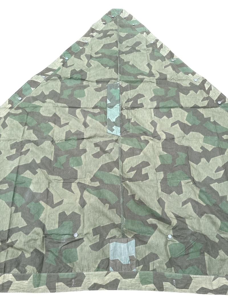 Wehrmacht Splittertarn Shelter Quarter ( zeltbahn ) Reduced Pattern (!)