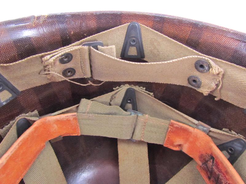 U.S. WWII M1 helmet liner made by IMP