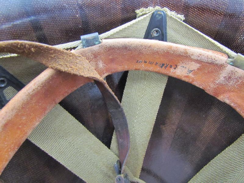 U.S. WWII M1 helmet liner made by IMP