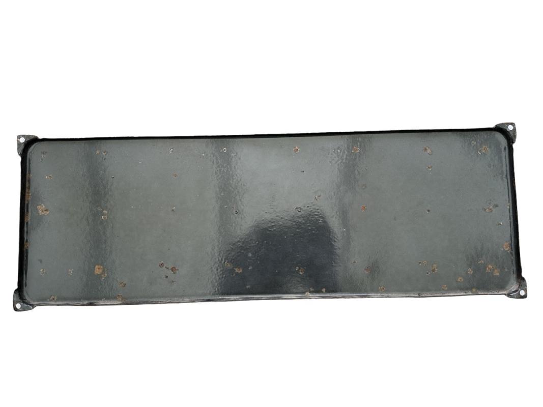 Naar schuilplaats ( 'Zum Luftschutzraum' ) Enamel Sign