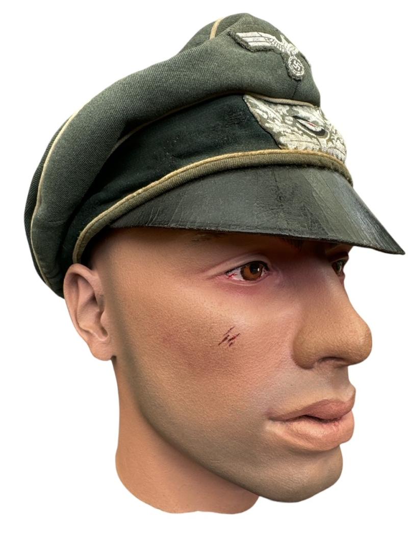 Wehrmacht (Heer) Infantry Officer 'Crusher' Visor Cap