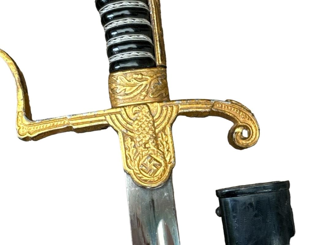 Wehrmacht (Heer) Officers Lion Head Sword by Eickhorn