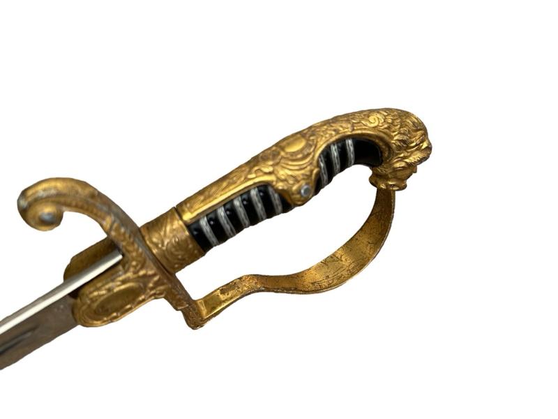 Wehrmacht (Heer) Officers Lion Head Sword by Eickhorn