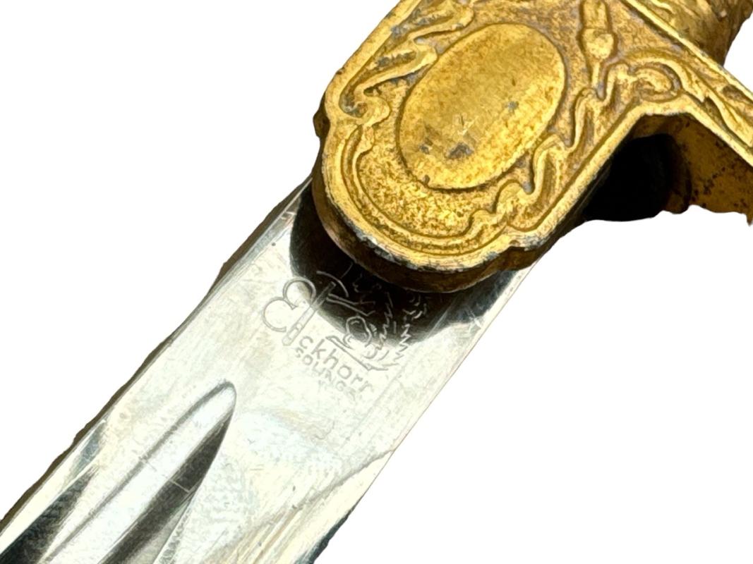 Wehrmacht (Heer) Officers Lion Head Sword by Eickhorn