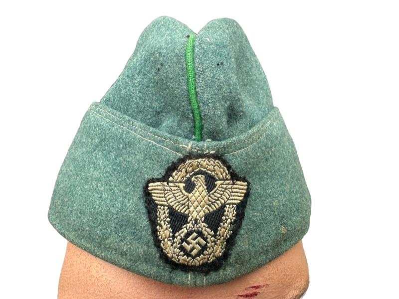 Wehrmacht Police Overseas Side Cap - Dated 1939