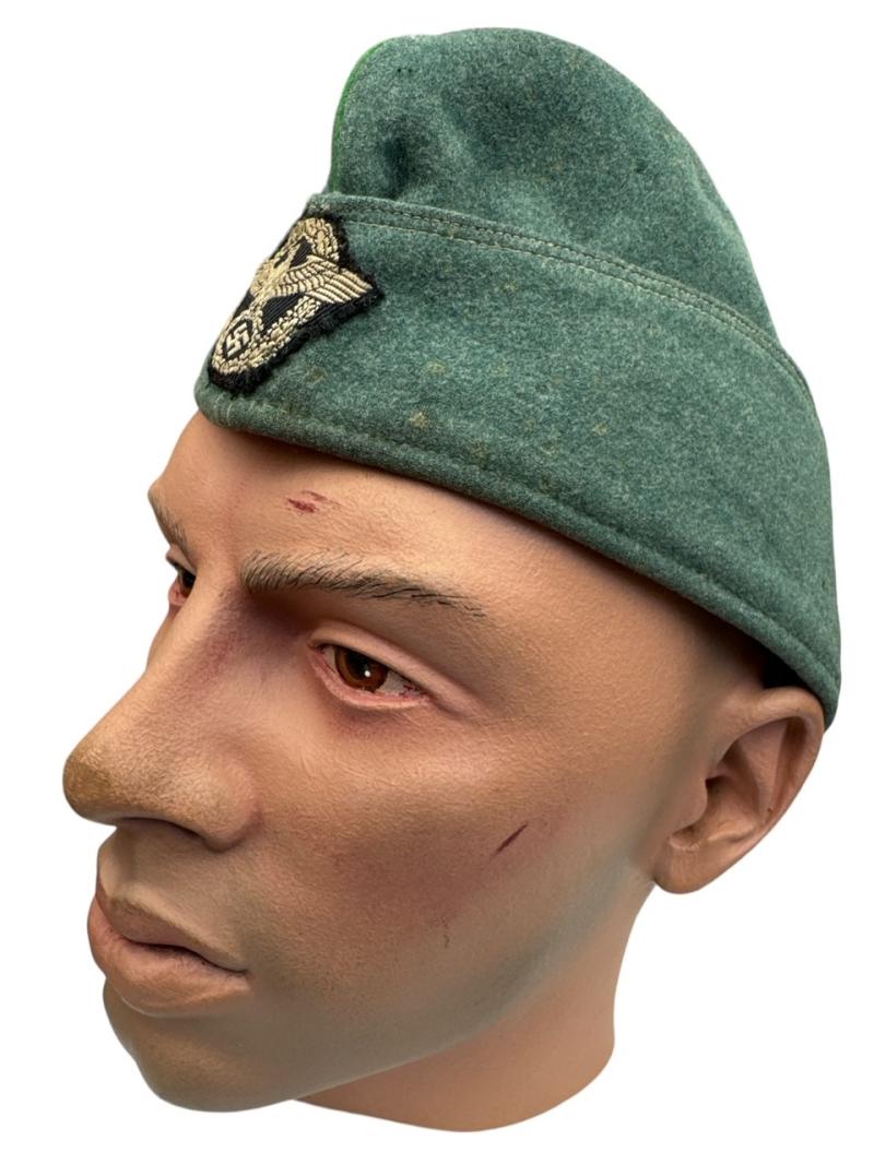 Wehrmacht Police Overseas Side Cap - Dated 1939