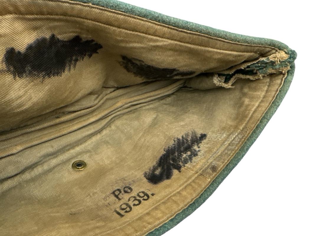Wehrmacht Police Overseas Side Cap - Dated 1939