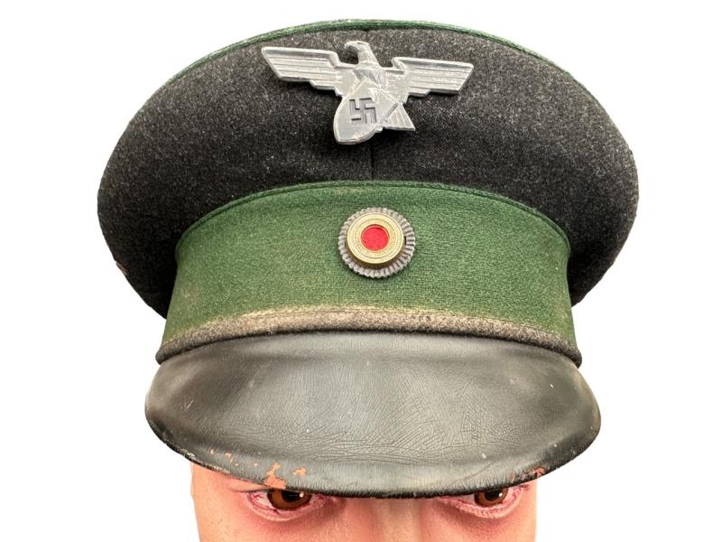 German Factory protection ( Werkschutz ) Visor Cap...Rare