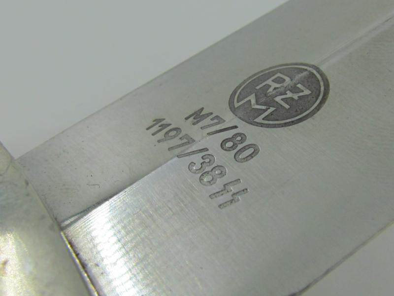 SS Dagger - RZM M7/80 - 1197/38 SS