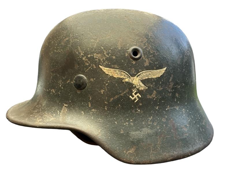 Wehrmacht Luftwaffe M40 Single Decal Helmet ET64