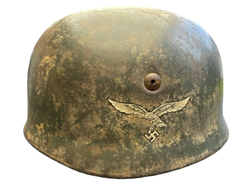 Luftwaffe M38 Fallschirmjäger Helmet, 3 Tone Camo!