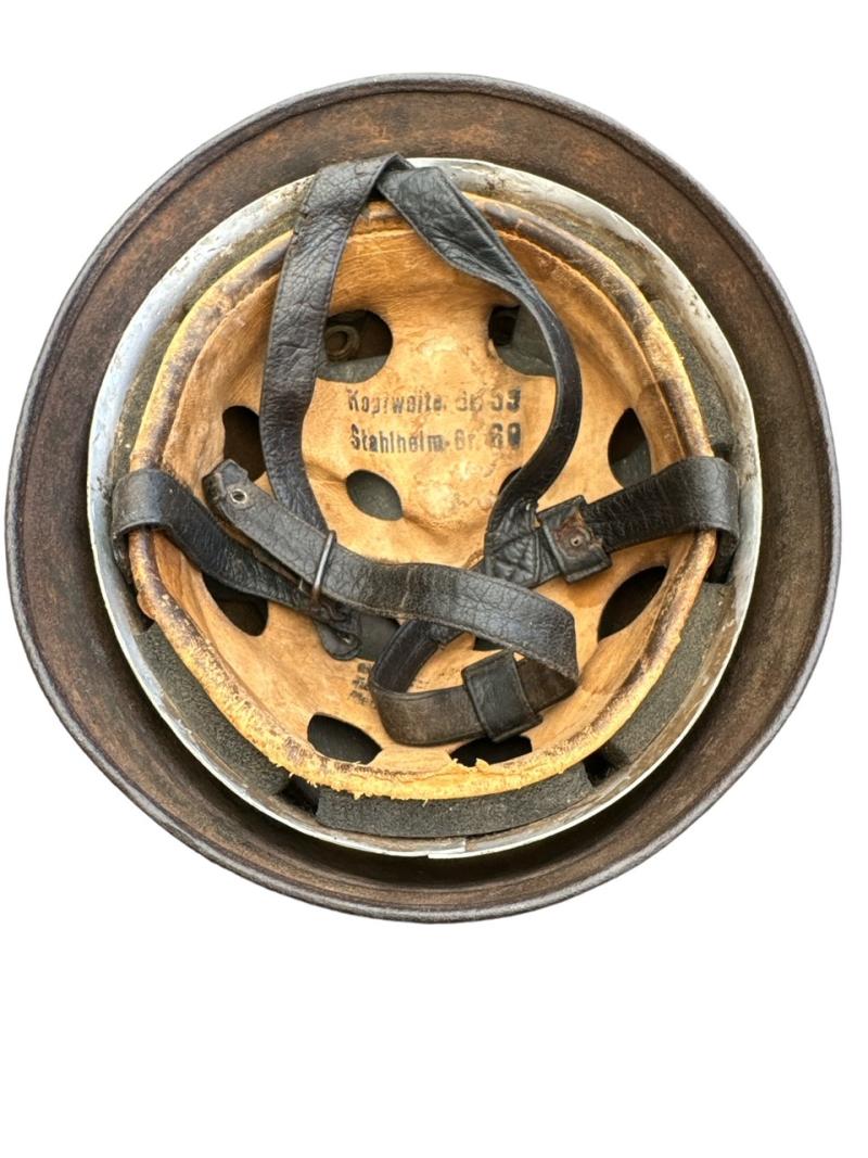 Luftwaffe M38 Fallschirmjäger Helmet, 3 Tone Camo!