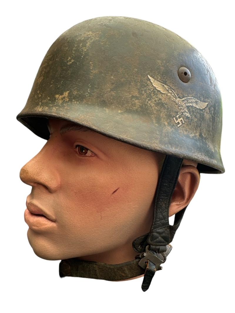 Luftwaffe M38 Fallschirmjäger Helmet, 3 Tone Camo!