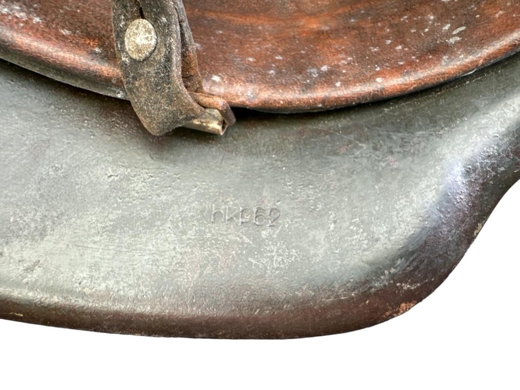 WH/SS M42 Helmet in Rough 4 Tone Camouflage Paint