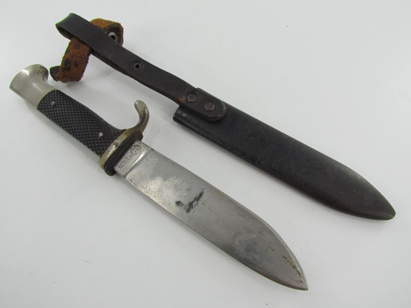 Hitler Youth Knife by RZM M7/51 ( Anton Wingen ) 1939