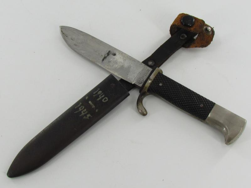 Hitler Youth Knife by RZM M7/51 ( Anton Wingen ) 1939