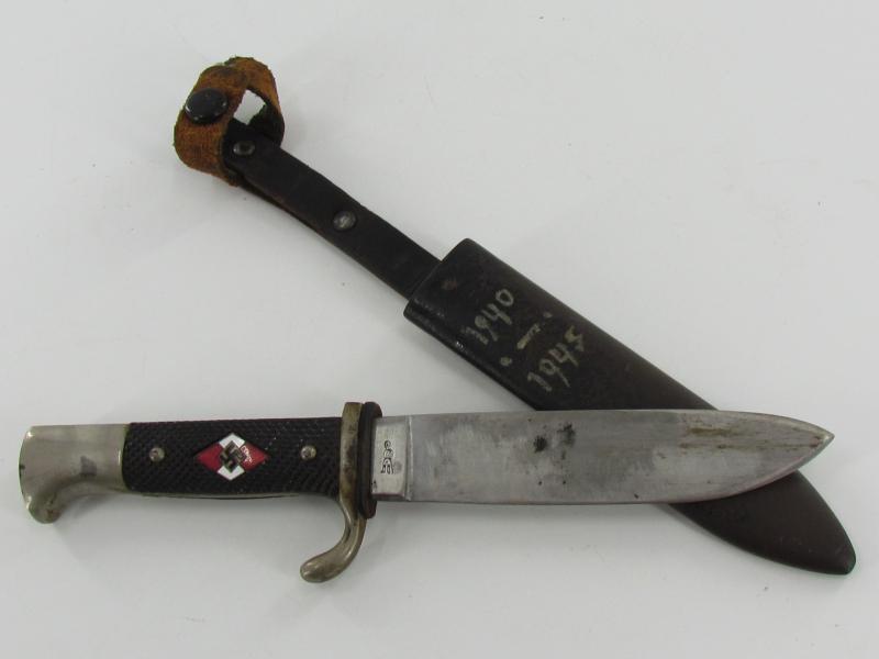Hitler Youth Knife by RZM M7/51 ( Anton Wingen ) 1939