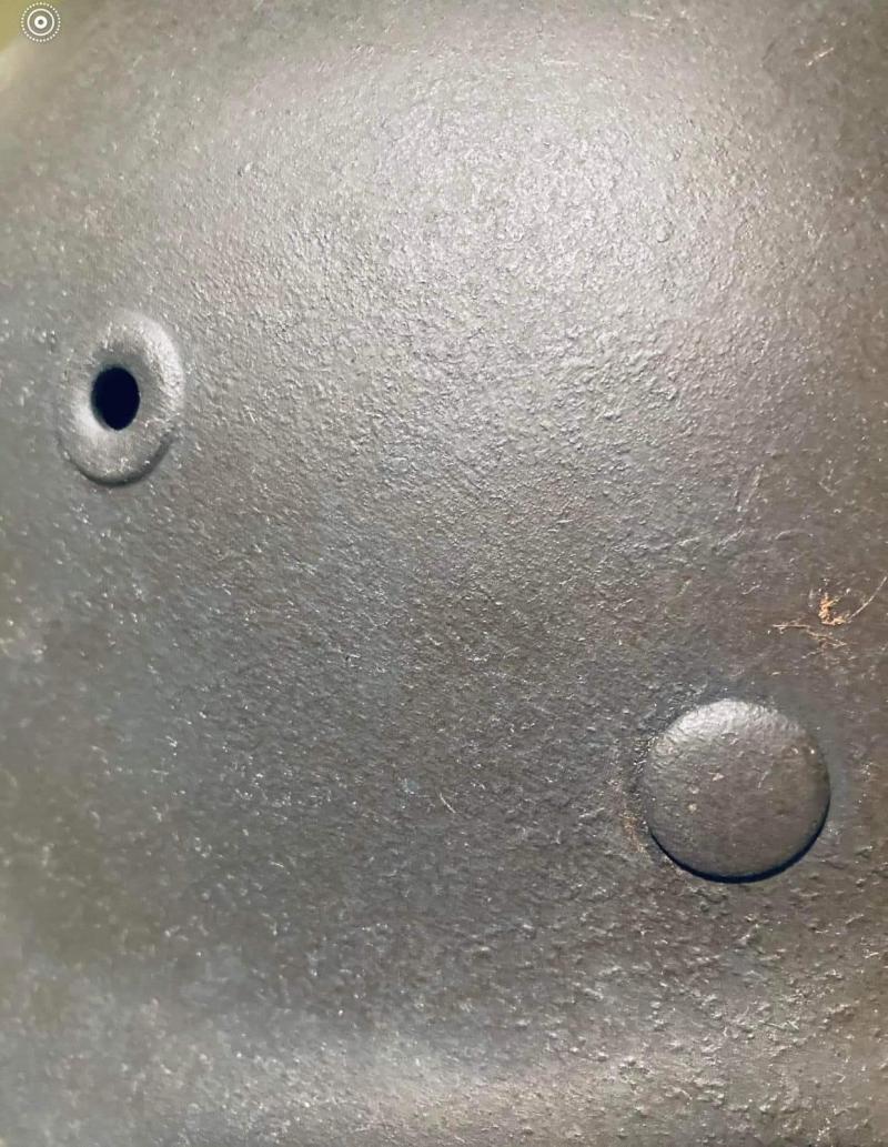 Late War WH/SS M42 ND helmet marked NS62...Mint