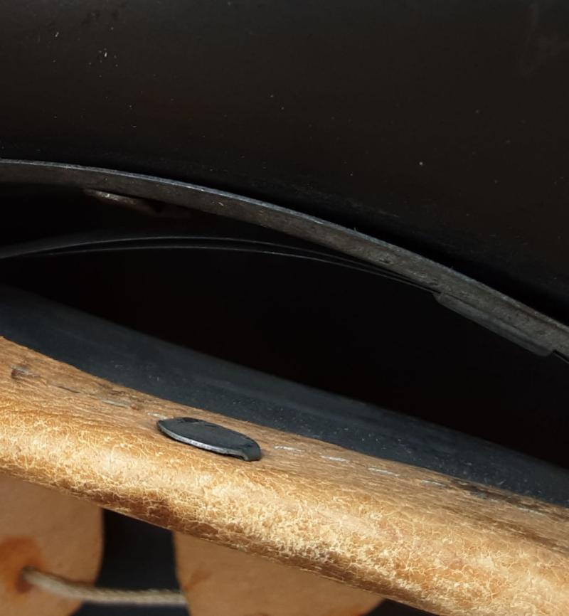 Late War WH/SS M42 ND helmet marked NS62...Mint