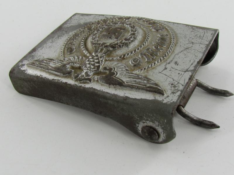 Steel Waffen SS beltbuckle marked RZM 155/40 ( Assmann )