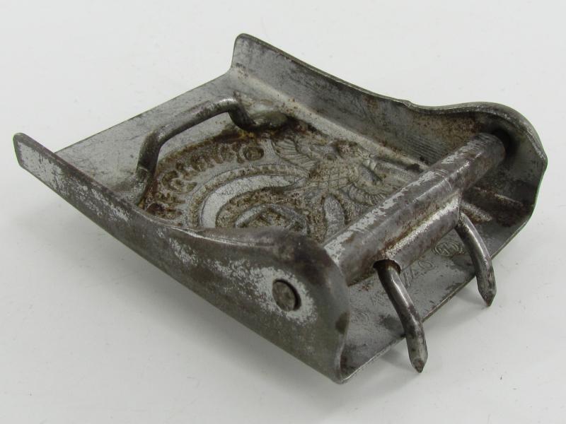 Steel Waffen SS beltbuckle marked RZM 155/40 ( Assmann )