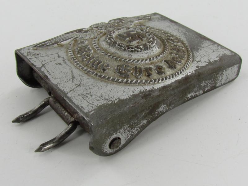 Steel Waffen SS beltbuckle marked RZM 155/40 ( Assmann )