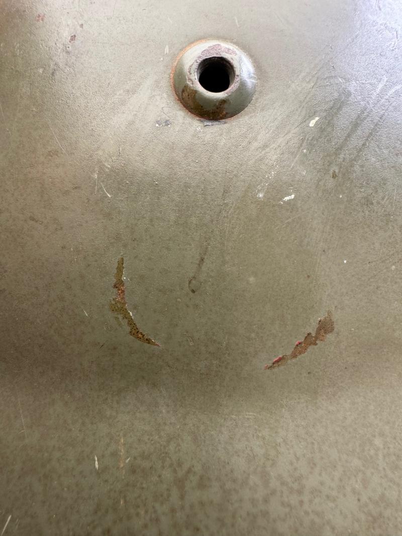 Wehrmacht Apple Green helmet ET62 , early Liner