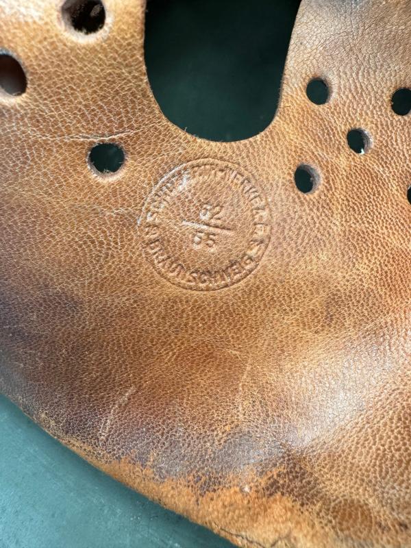 Wehrmacht Apple Green helmet ET62 , early Liner