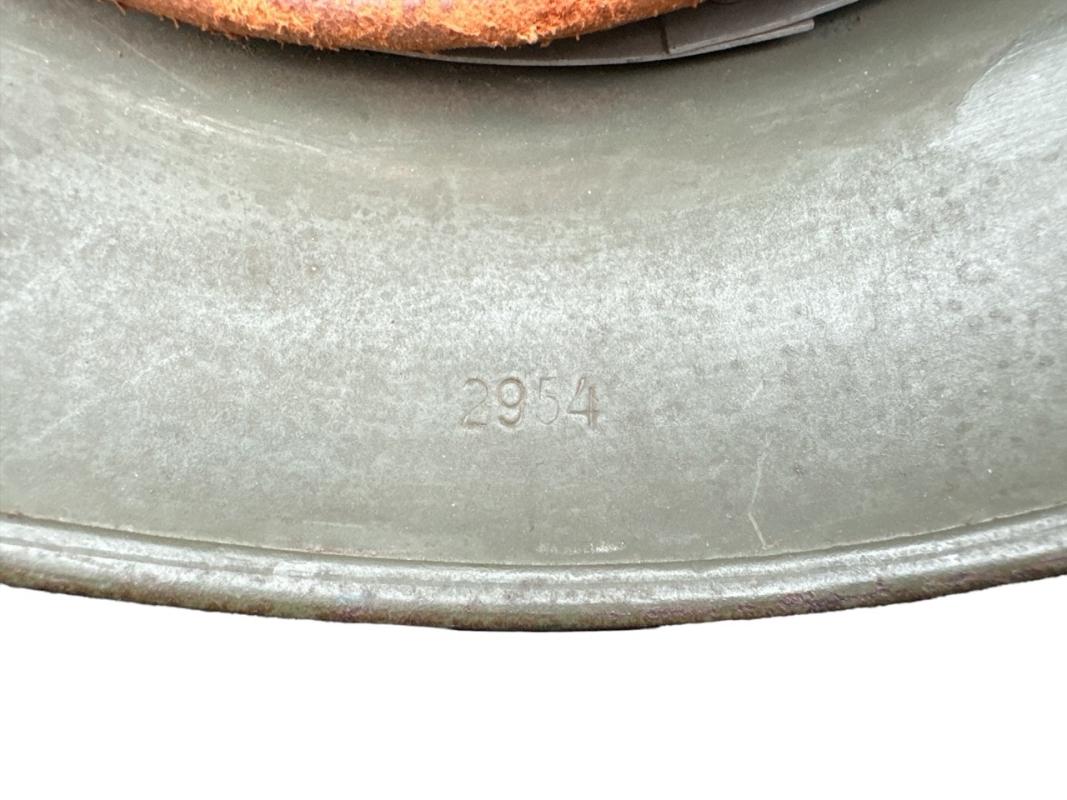 Wehrmacht Apple Green helmet ET62 , early Liner