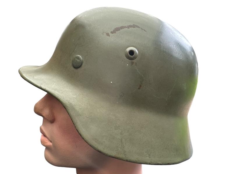 Wehrmacht Apple Green helmet ET62 , early Liner