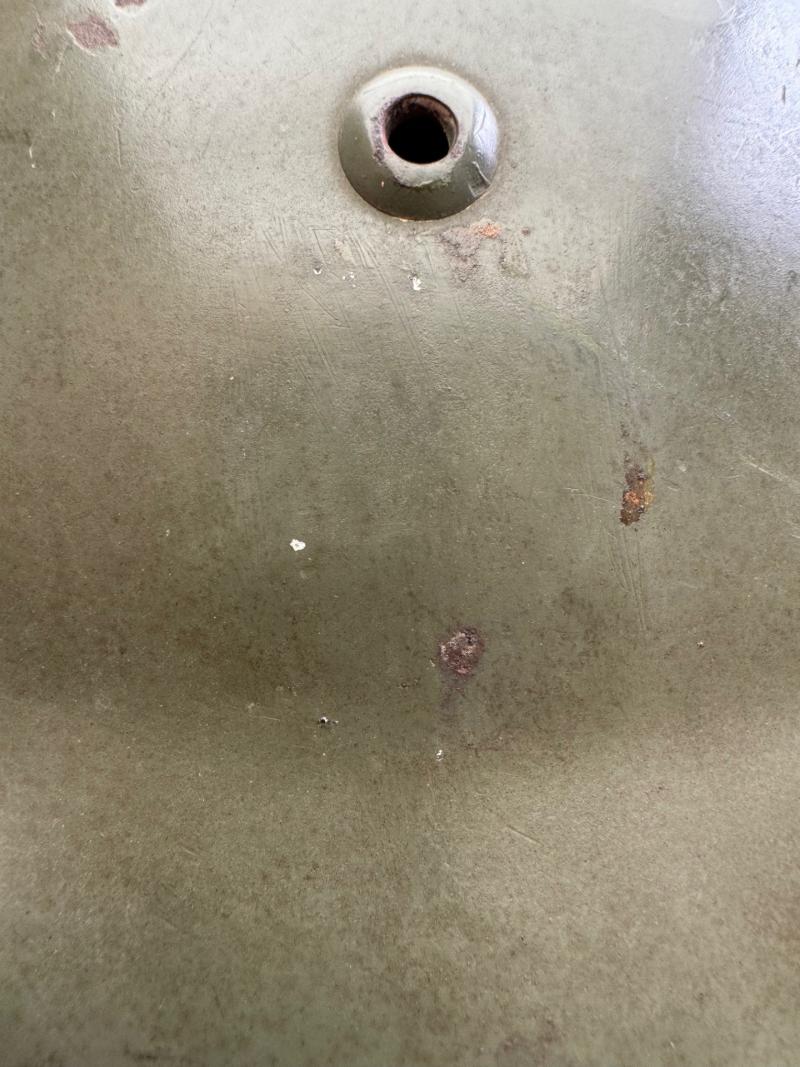 Wehrmacht Apple Green helmet ET62 , early Liner