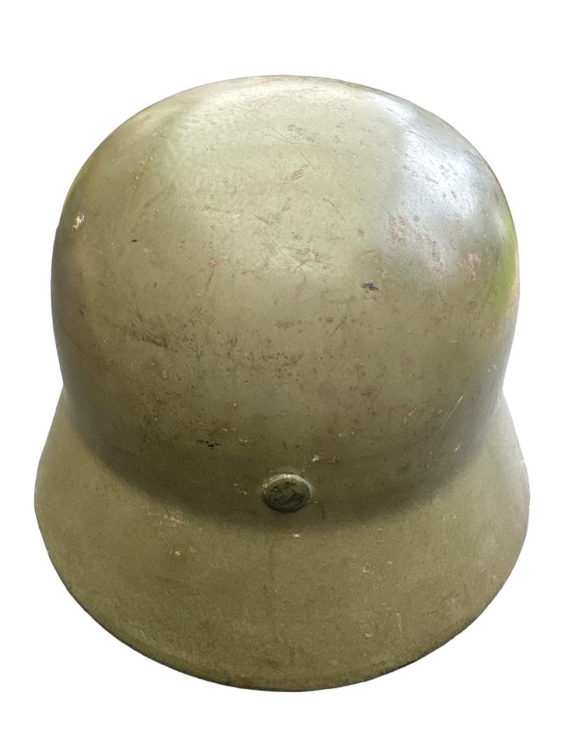 Wehrmacht Apple Green helmet ET62 , early Liner