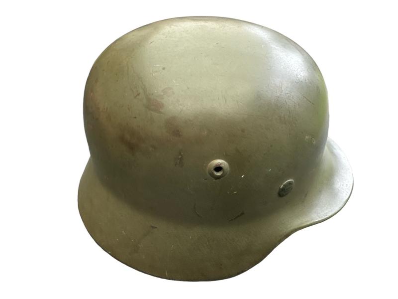 Wehrmacht Apple Green helmet ET62 , early Liner