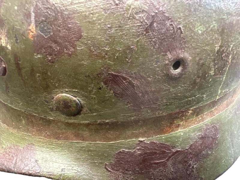 WH/SS M40 2 Tone Camo Helmet