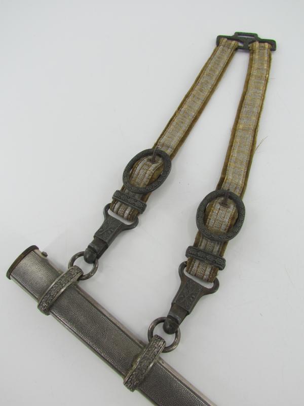 Wehrmacht Officers Dagger with Hangers by WKC Solingen