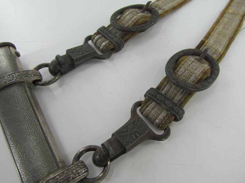 Wehrmacht Officers Dagger with Hangers by WKC Solingen