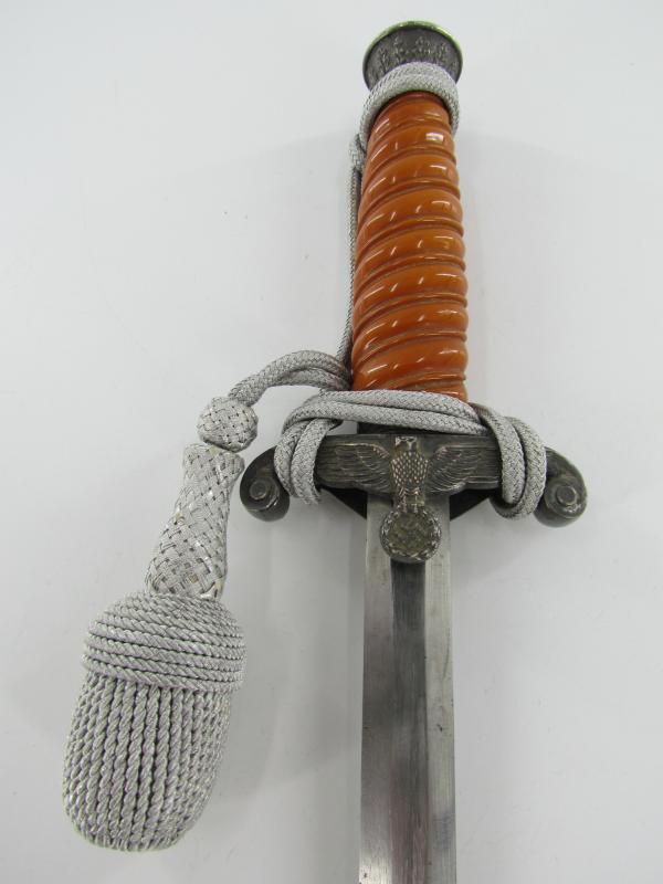 Wehrmacht Officers Dagger with Hangers by WKC Solingen