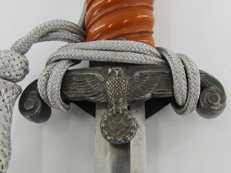 Wehrmacht Officers Dagger with Hangers by WKC Solingen