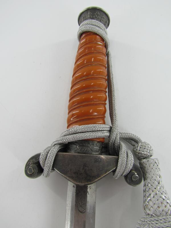 Wehrmacht Officers Dagger with Hangers by WKC Solingen