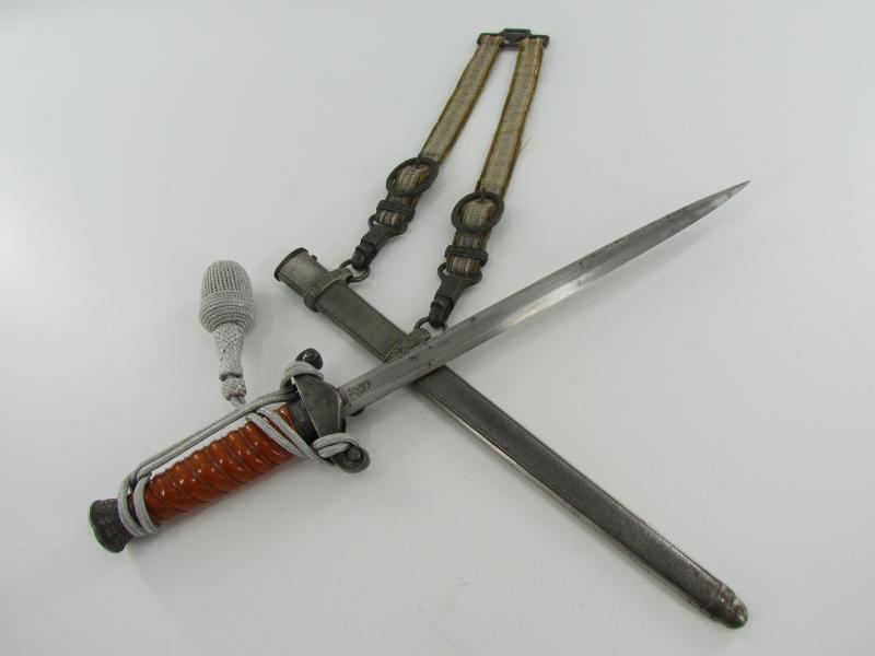 Wehrmacht Officers Dagger with Hangers by WKC Solingen