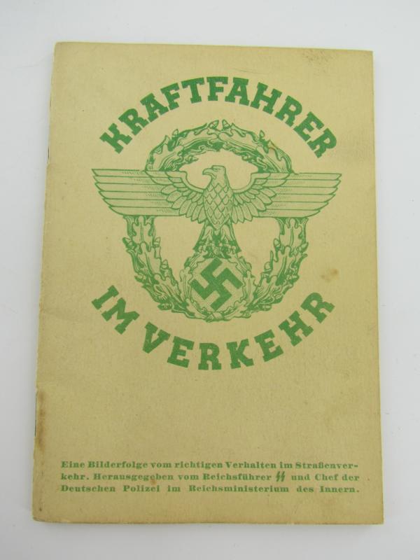 Polizei booklet ' Kraftfahrer im Verkehr '