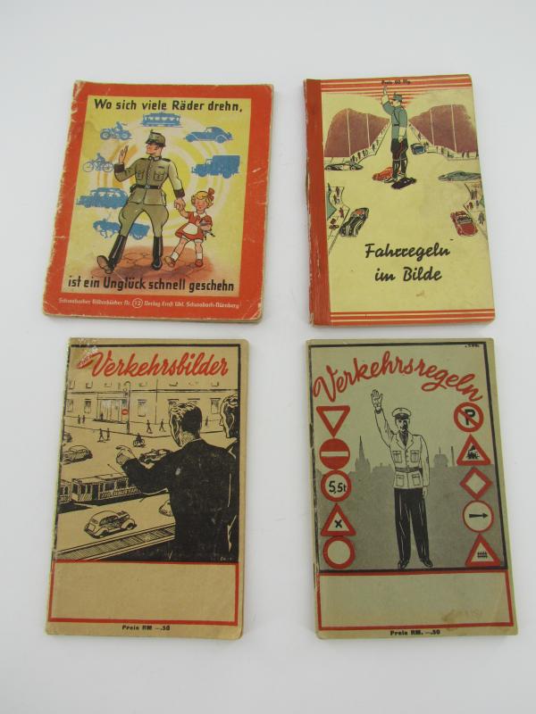 4x Polizei Traffic booklets