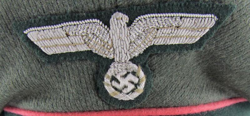 Wehrmacht (Heer) officer Panzer visor cap by Erel